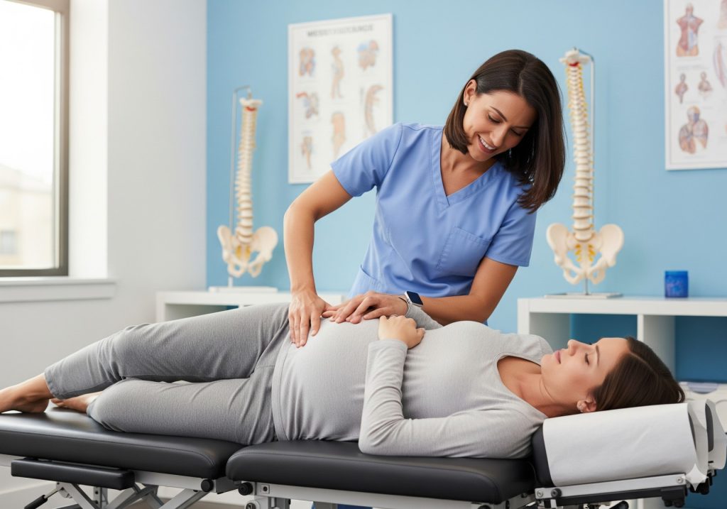 pregnant webester technique